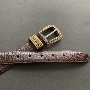 Brighton Classics Leather Belt Size 30 Style 4B708